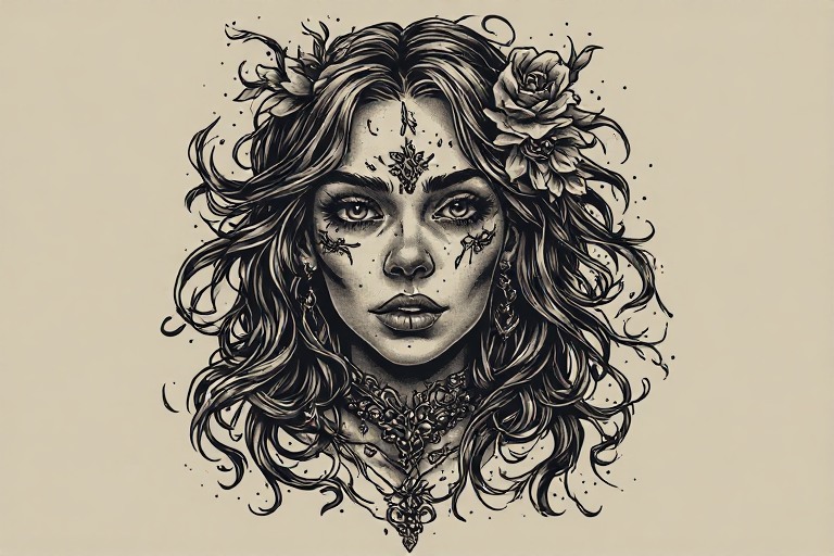 amazing-tattoo-design-Gothic-S