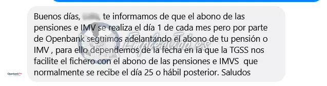 Confirmación pago imv enero 2024 de OpenBank