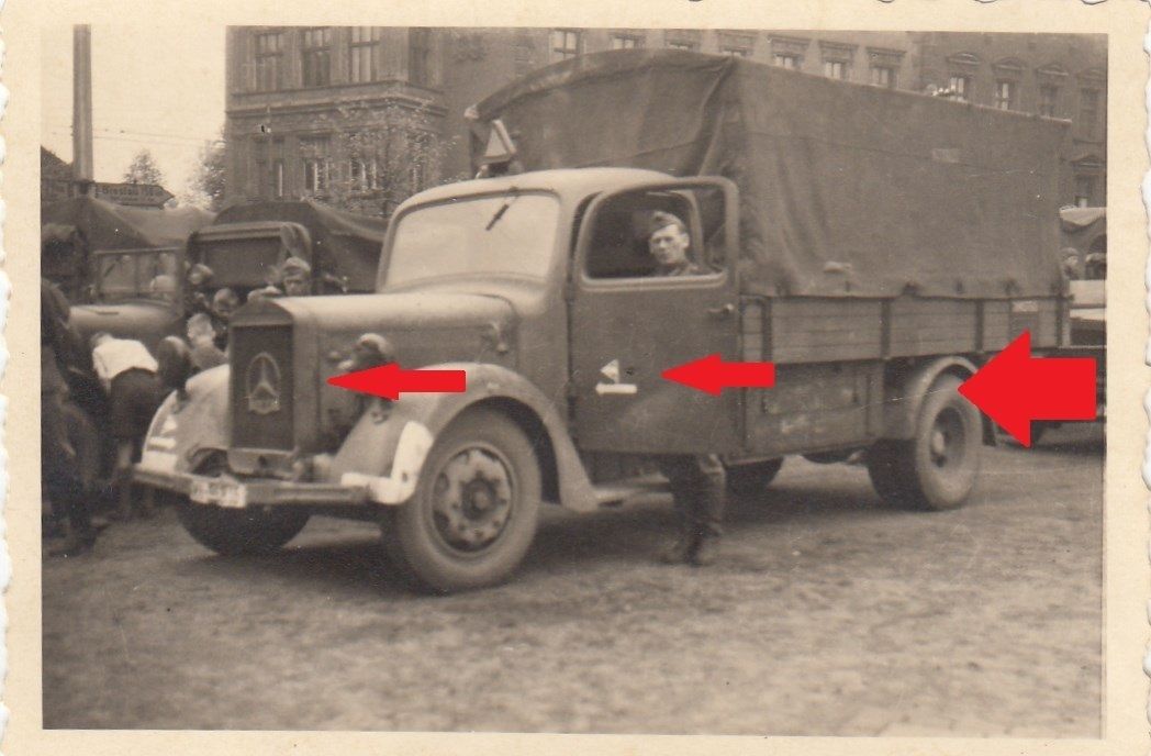 Foto großer Mercedes LKW schöne Aufnahme