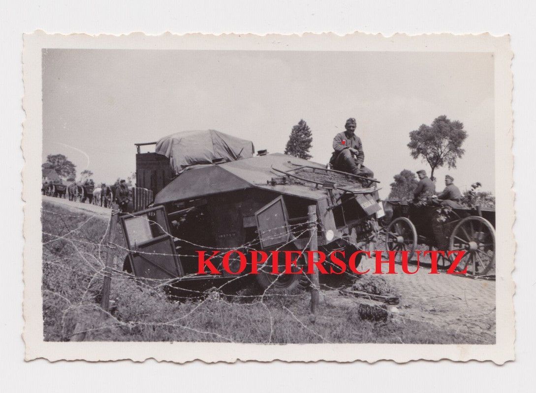 Original Foto Panzerwagen Panzer Spähwagen Tank 