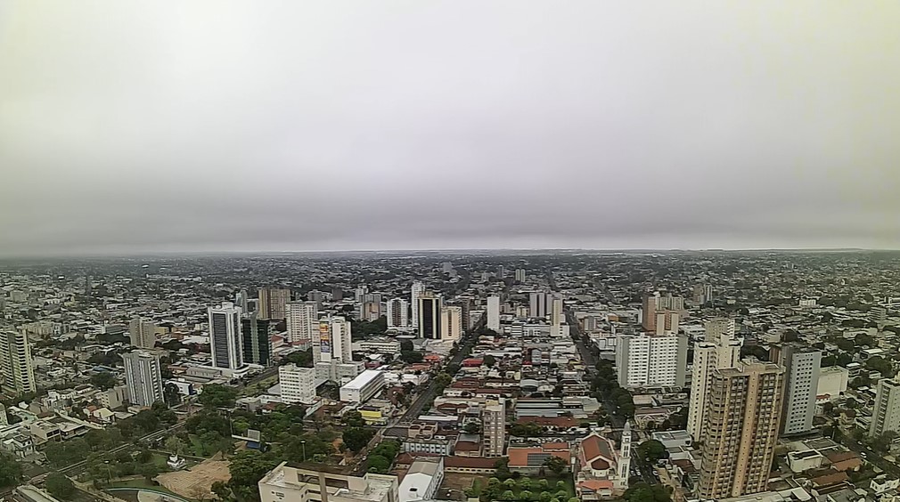 Campo Grande nesta manhã de domingo