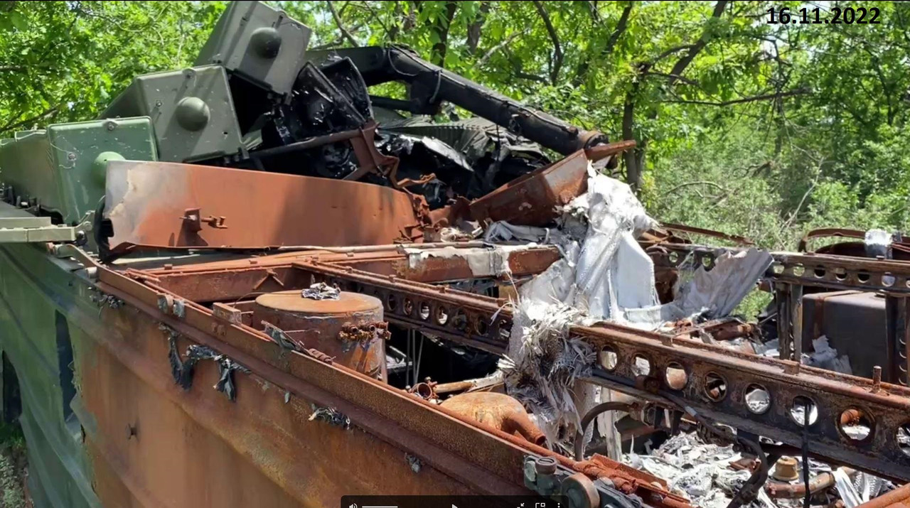 2019 9T217 transloader (for 9K33M3 OSA-AKM) destr 16 11 22