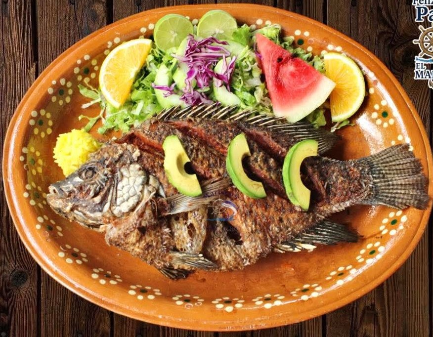 Mojarra al mojo de ajo