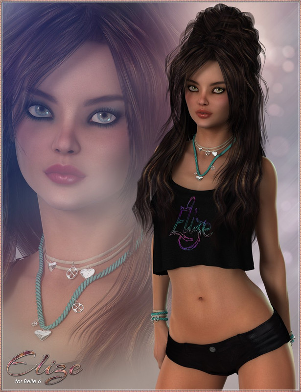 00 main sase elize for belle 6 daz3d