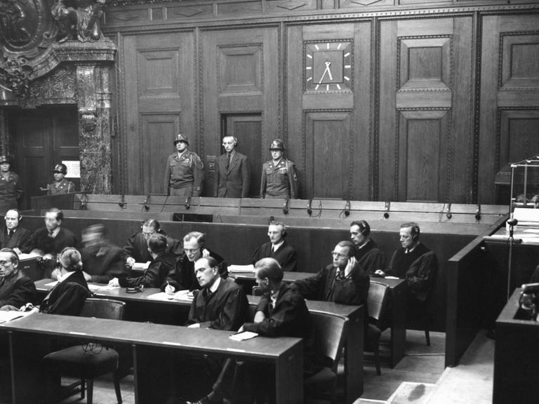 La sala durante el juicio