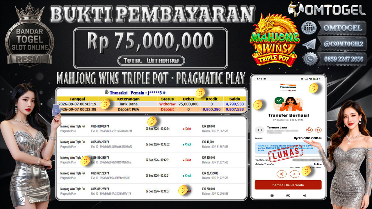 omtogel-jackpot-pragmatic-play-mahjong-wins-triple-pot-rp75000000--dibayar-lunas-08-31-42-2026-09-08