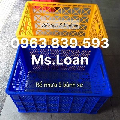 Sóng nhựa đựng hàng 8 bánh xe, sóng nhựa hở, rổ nhựa HS022 - Lh 0963 839 593 Ms.Loan Ban-ro-nhua-5-banh-xe-ro-nhua-8-banh-xe-ro-nhua-cong-nghiep-gia-re