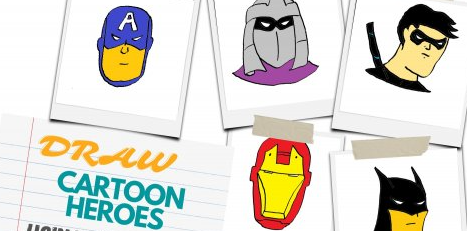 How to Draw Cartoon Heroes using Microsoft Paint