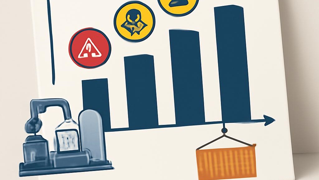 График распределения рисков при доставке промышленного оборудования