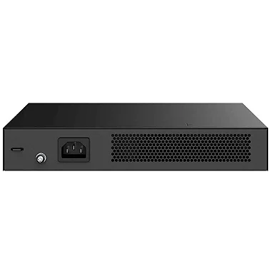 Vista lateral do Switch Intelbras S2310G-A, mostrando o design robusto.