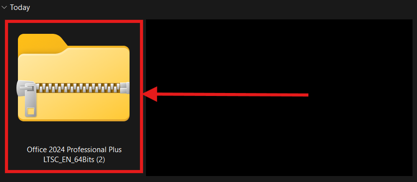 ZIP File in Downloads