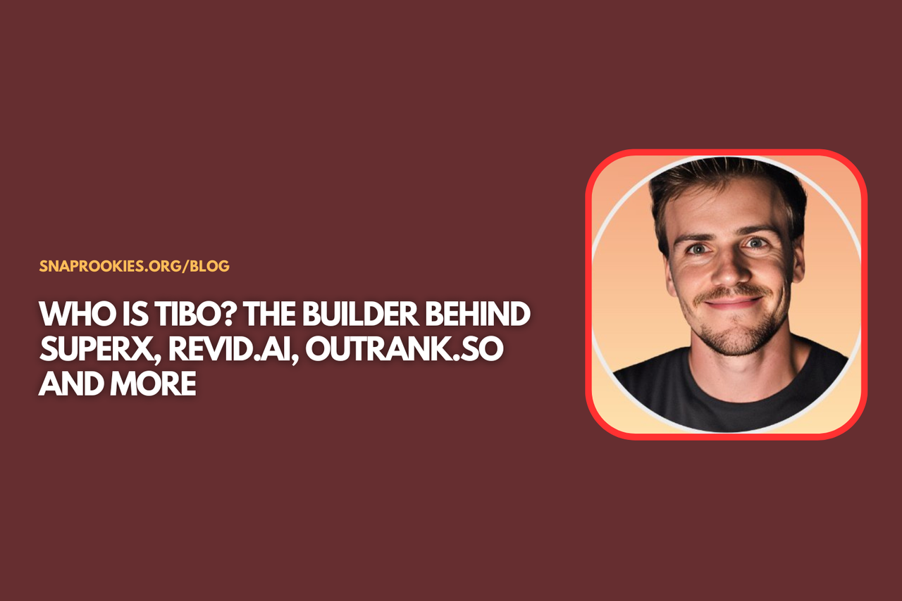Who Is Tibo? The Builder Behind SuperX, Revid.ai, Outrank.so and More
