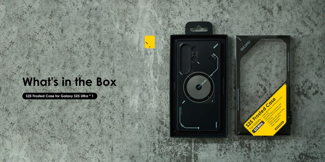 Husa pentru Samsung S25 Ultra, Aulumu Frosted, TPU rezistent, Compatibila MagSafe, Efect fosforescent, Protectie Camera, Butoane aluminiu, Racire activa CoolHyper, Protectie premium, Gri/Transparent S25 9