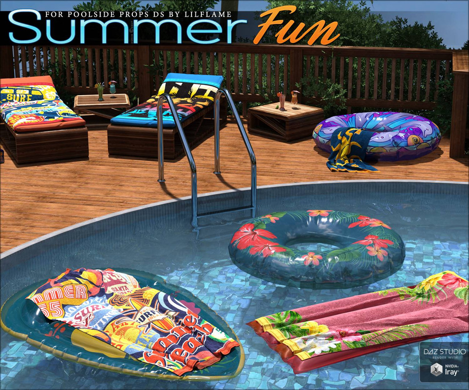 Summer Fun for Poolside Props DS Summer Fun for Poolside Props DS