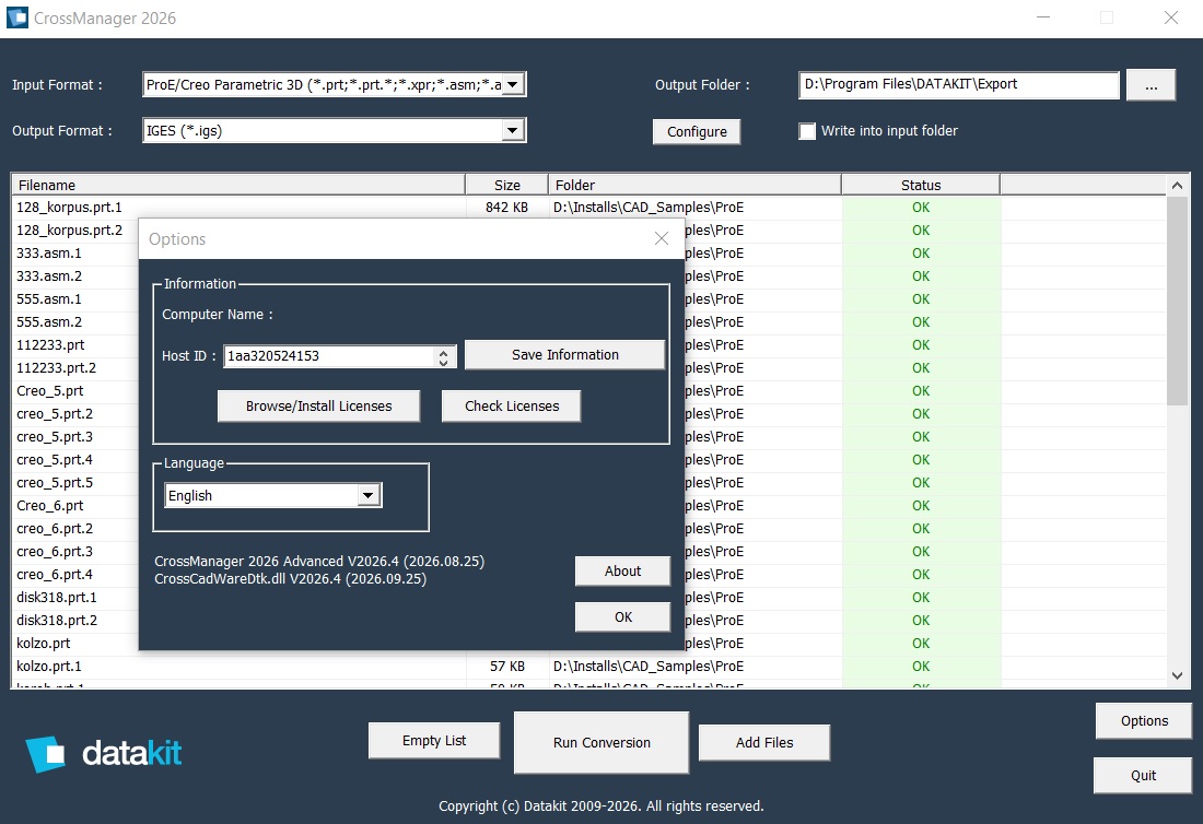 Working with DATAKIT CrossManager 2026.4 full activated