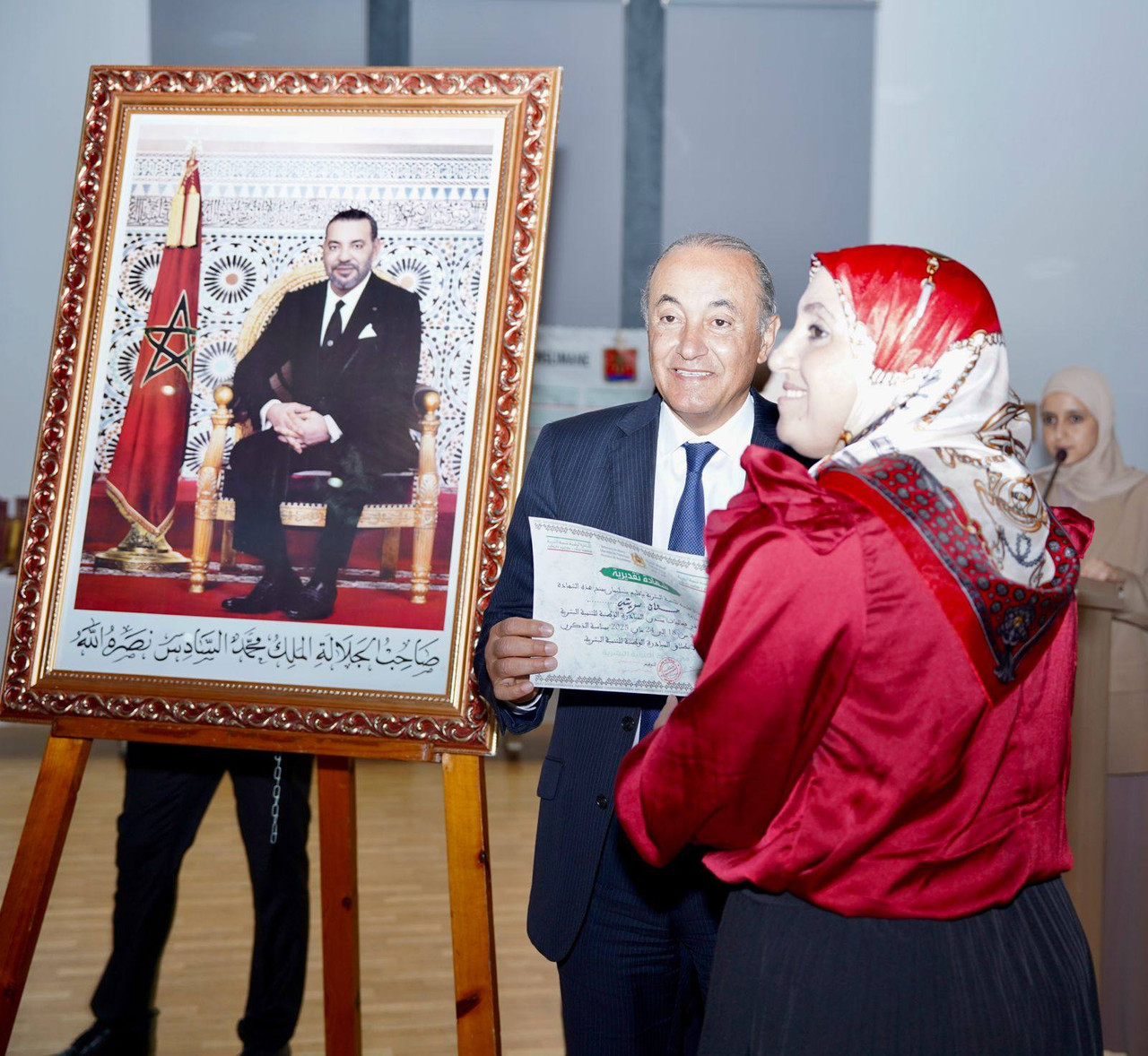 لحظات من الاحتفال بالذكرى العشرين لانطلاق المبادرة الوطنية للتنمية البشرية