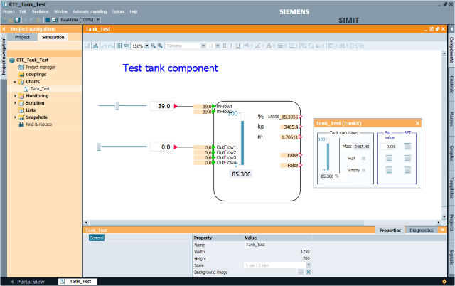 Simulation with SIMIT and SIMATIC PCS 7