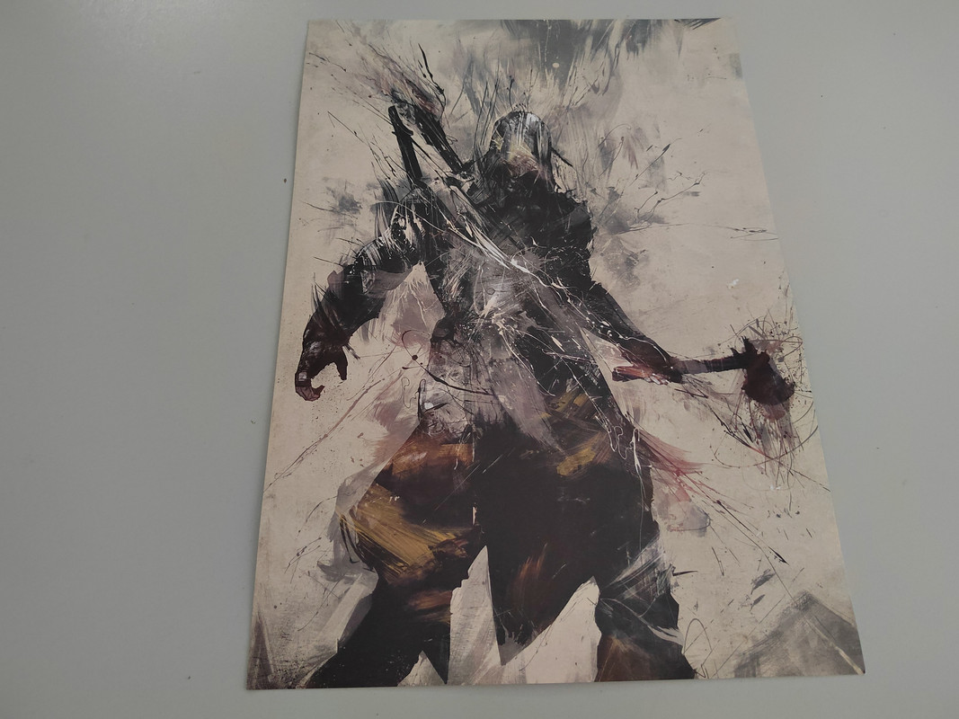 Assassins 3 Connor Litograph numered (340 of 1000) (2)