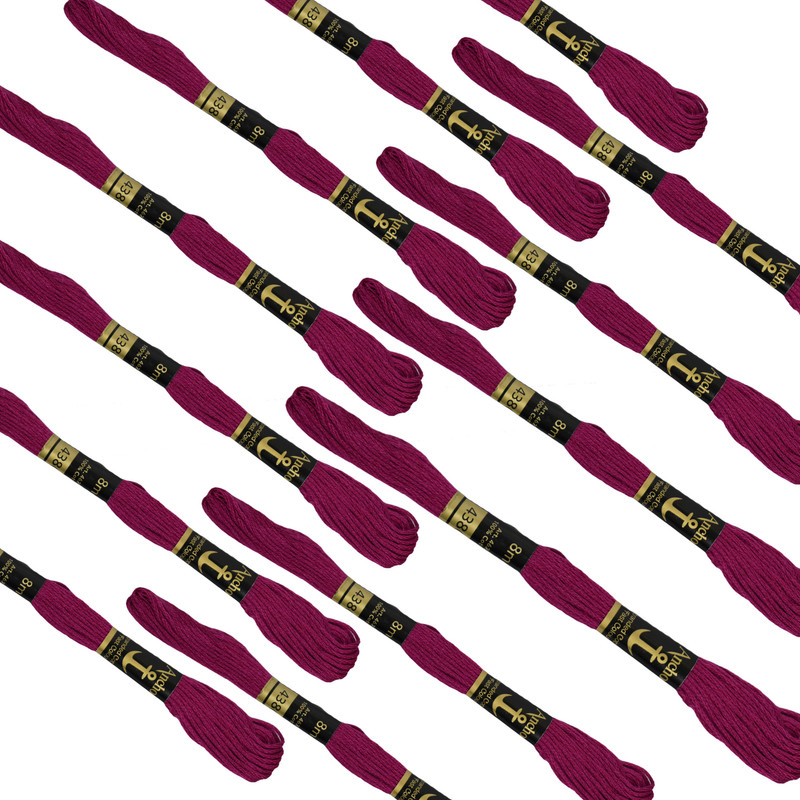 Hilos de anclaje mechones de algodón varados bordados a mano punto de cruz y punto largo - Imagen 18 de 129