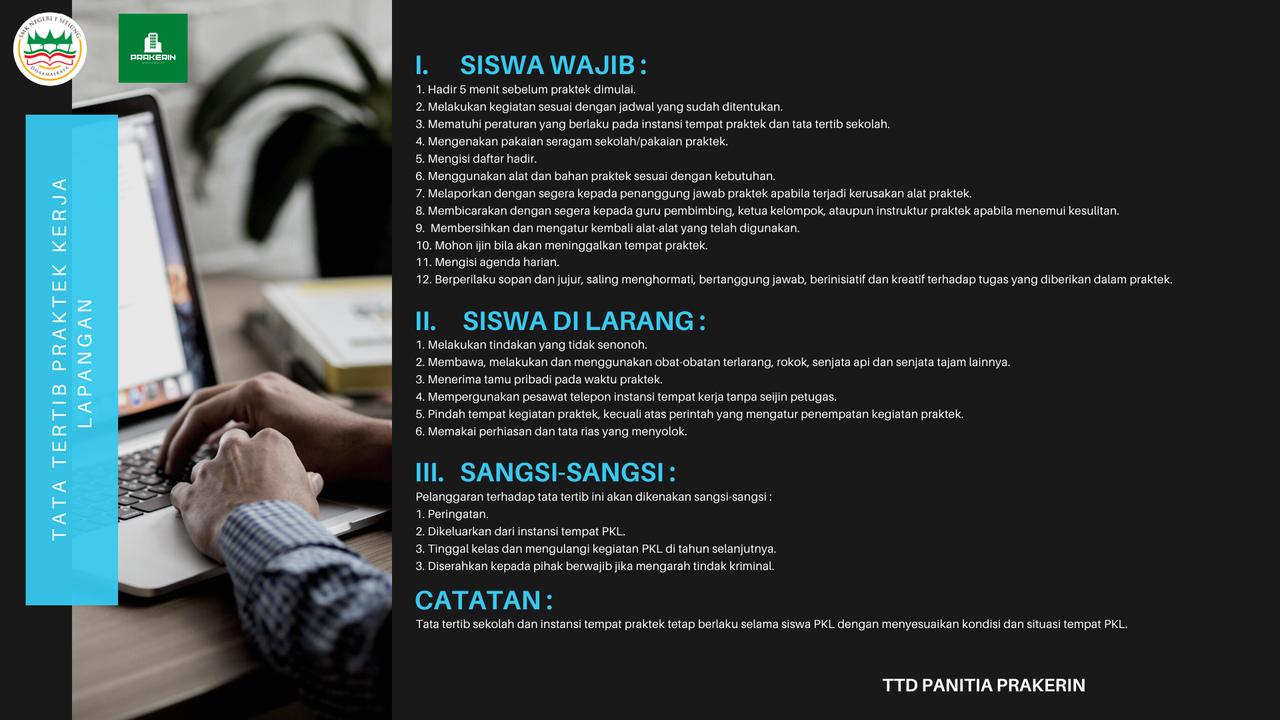 Presentasi Bagan Corong Biru dan Hitam