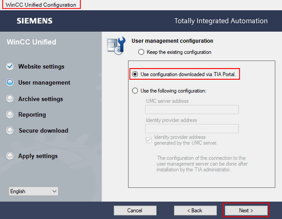 WinCC Unified Runtime on engineering computer certificates WinCC Unified Runtime on engineering computer certificates