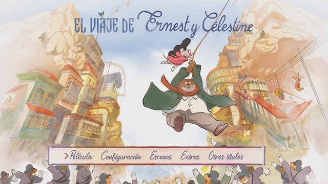 1 - El Viaje de Ernest y Celestine [DVD9 Full][Pal][Cast/Fra/Cat][Sub:Cast][Animación][2022]