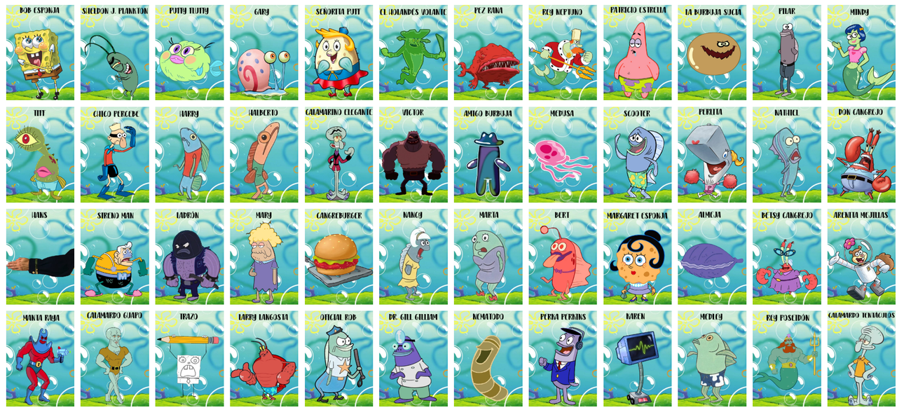 Cartones de Loteria Bobesponja