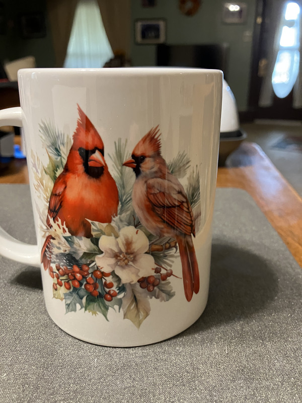 handcrafted sublimated coffee mug