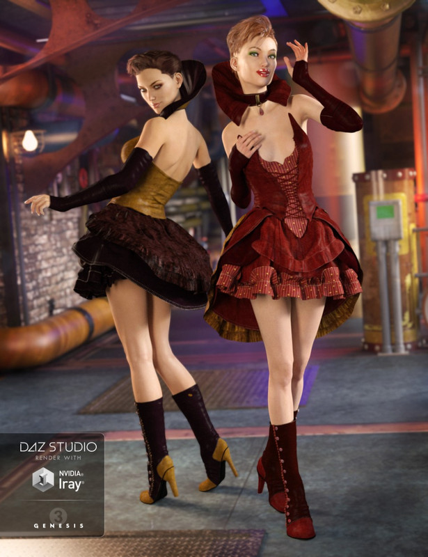00 daz3d queen of shadow outfit