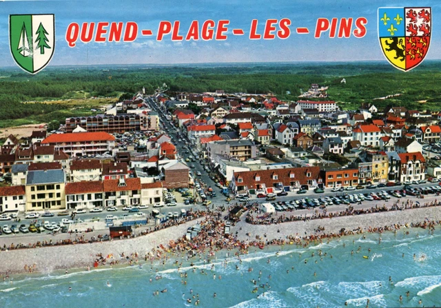 Carte-QUEND-PLAGE-LES-PINS-La-plage-et