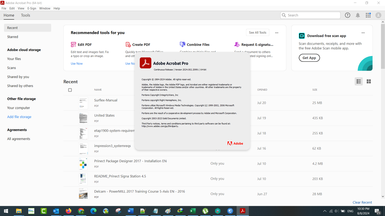 Working with Adobe Acrobat Pro DC 2024 v24.2.20991 full