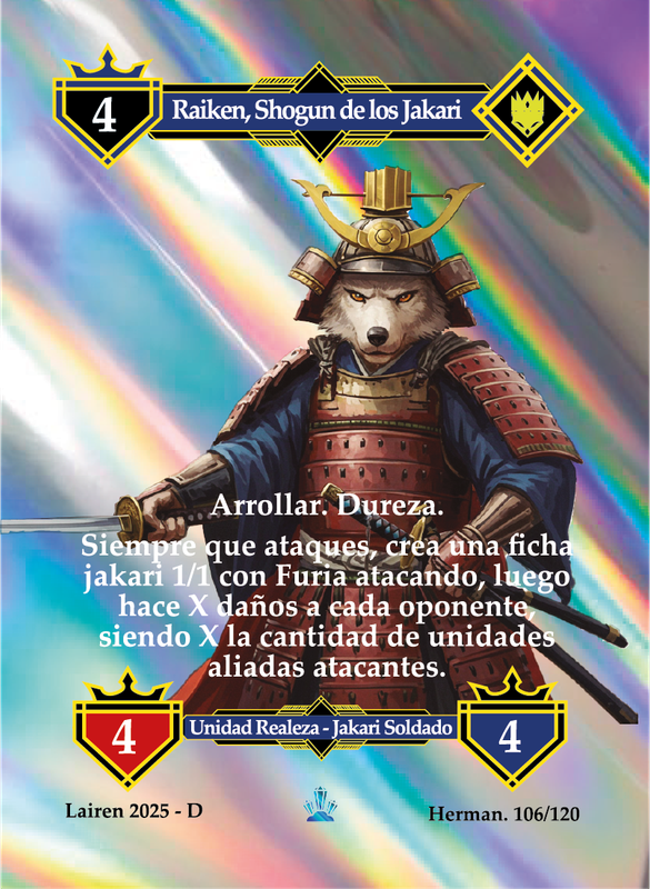 RAIKEN, SHOGUN DE LOS JAKARI