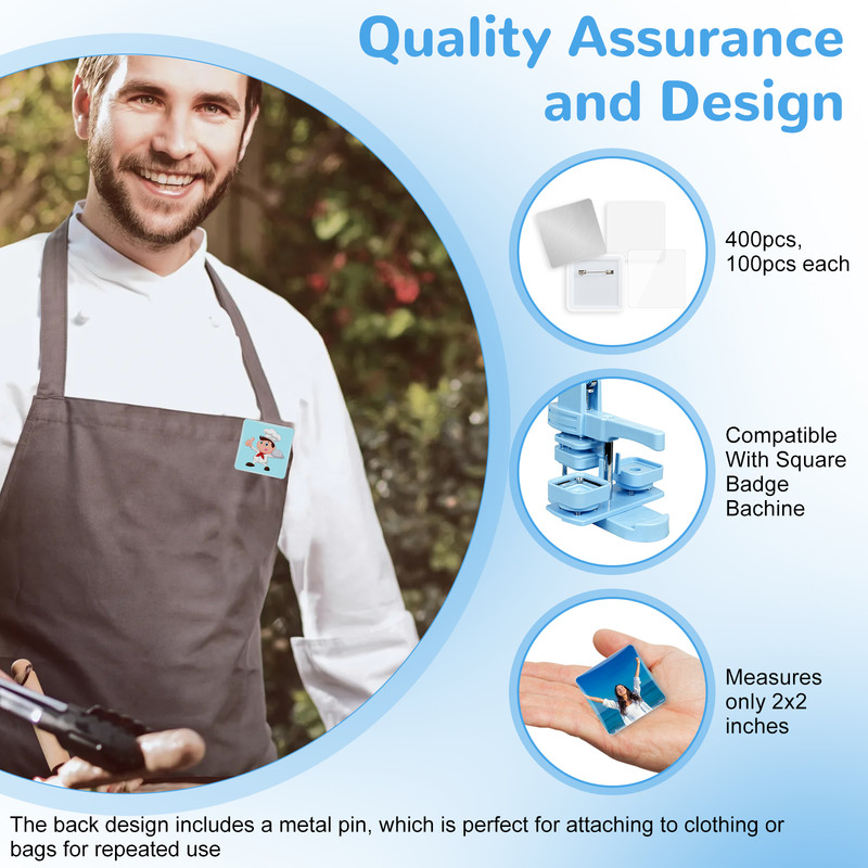 Plastic Pin Backs and Metal Covers