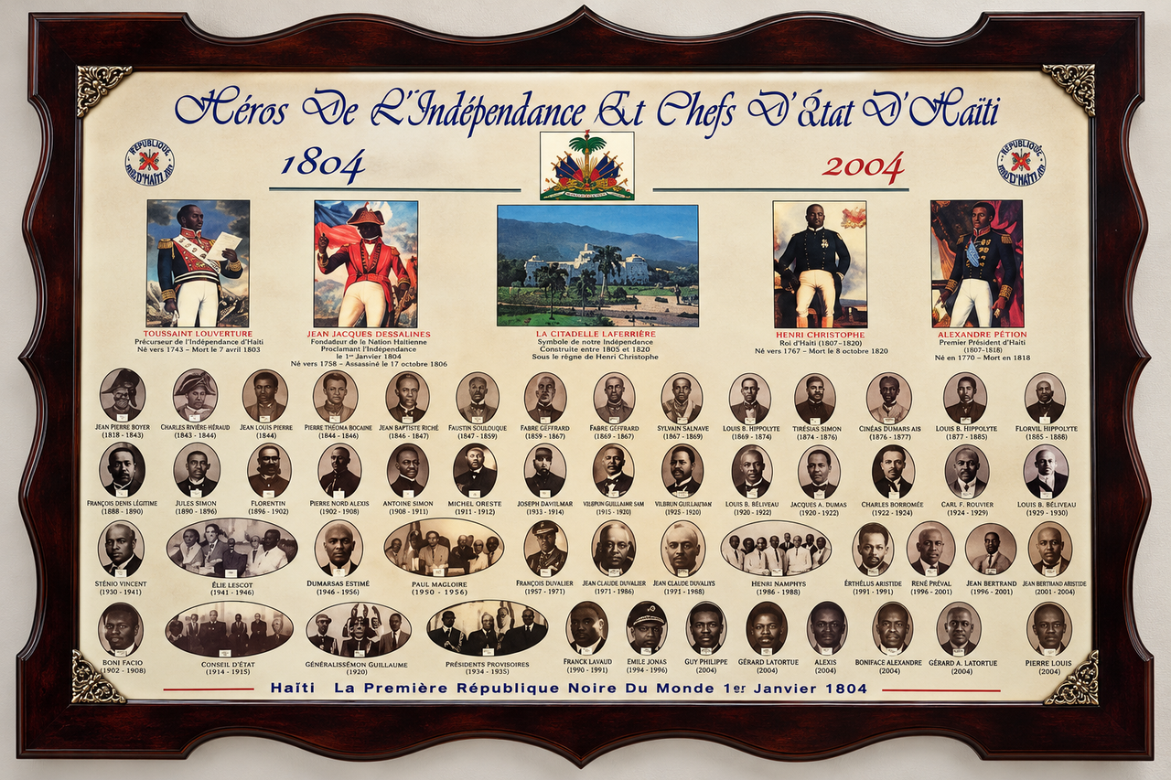 Héros de l’Indépendance et chefs d’État d’Haïti — 1804–2004