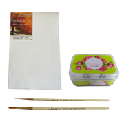 Penkraft Santhal Painting on Name Plate DIY Kit | Complete DIY Craft Kit for Beginners & Hobby Artists