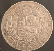 5 pesetas Peru 1880 IMG-1707