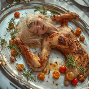 Garden wedding wom served Blonde 0 85