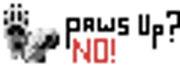 Paws up No Black white BG