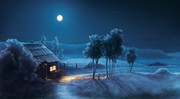 xinature-com-winter-house-good-friends-night-nature-wallpaper-ba