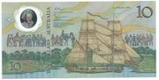 Billetes mundiales conmemorativos Australia10-Dolares-Rev