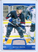 2002-03 BAP First Edition Jerseys #FE-044 [Mattias Ohlund] [Vancouver Canucks] [~100] [swatch=silver