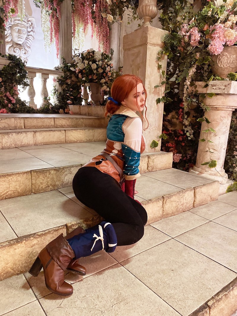Alina Becker 特莉丝 Triss Merigold Cosplay 巫师系列高清写真【37P-150M】插图8