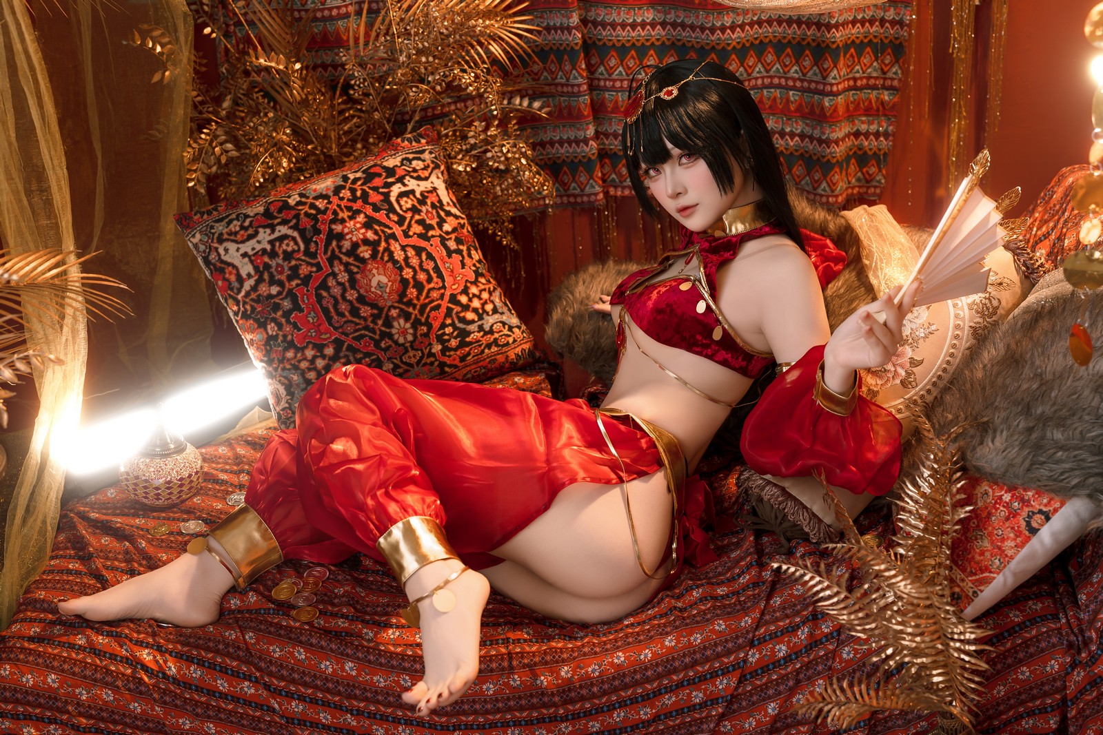 屿鱼 Yuyu 大凤 舞娘 新年特典 Cosplay 写真集（50P｜449MB）插图4
