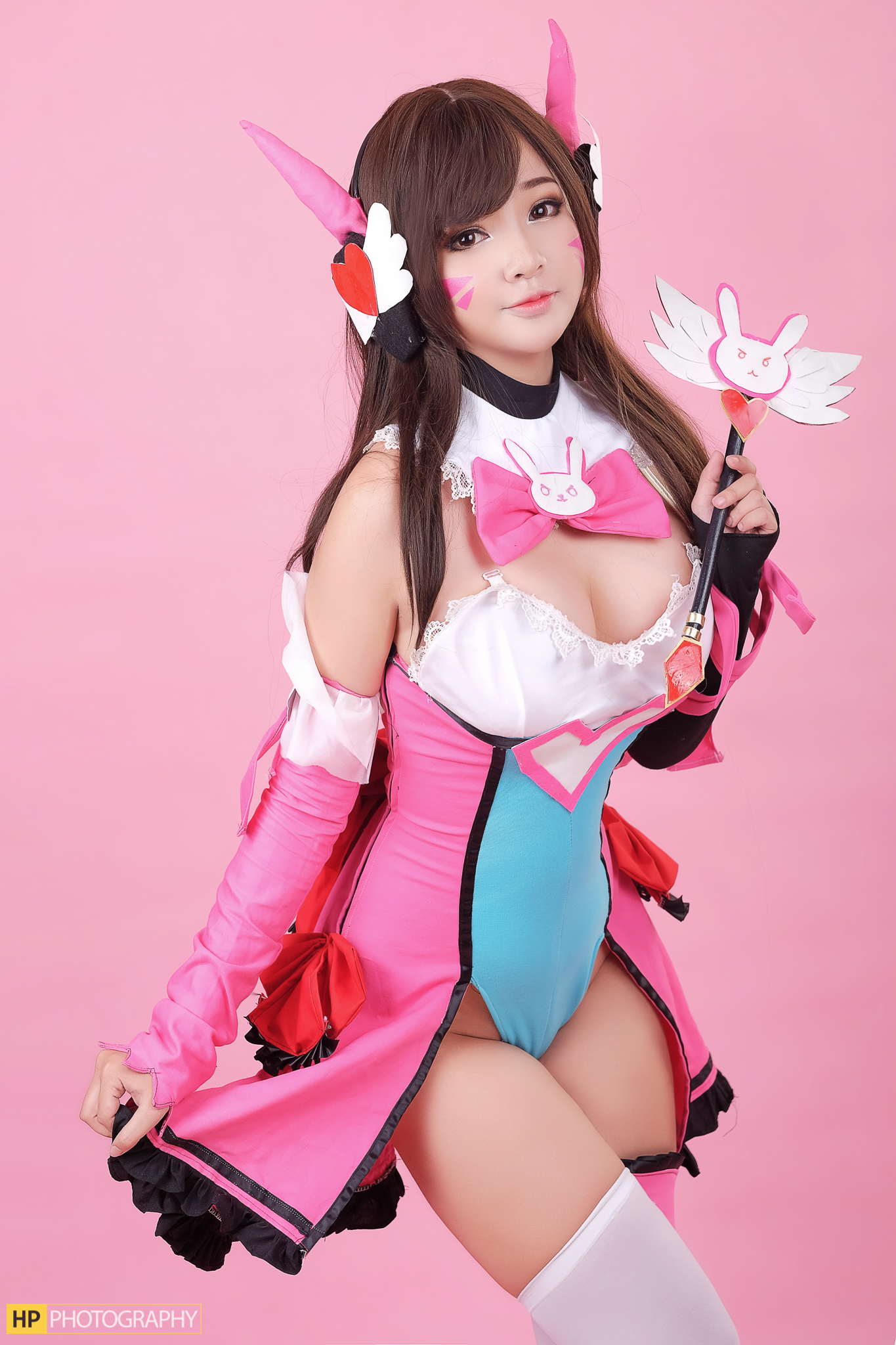 MiMi Chan D.Va 魔法少女 Cosplay 守望先锋写真【10P-26.9M】插图7