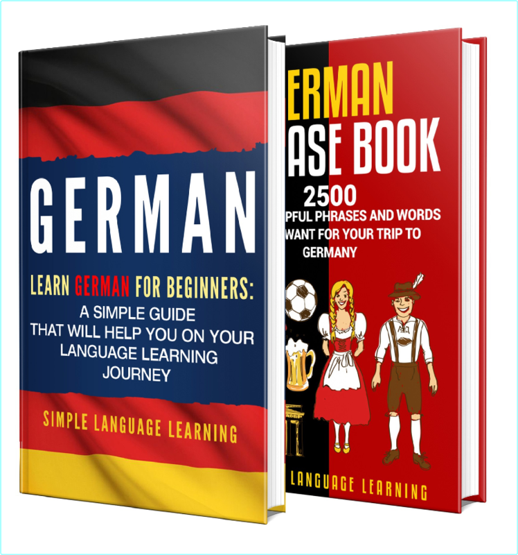 Learn German A Comprehensive Guide to Learning German for Beginners, Including Grammar and 2500 Popular Phrases nodrm (Learning, Simple Language)