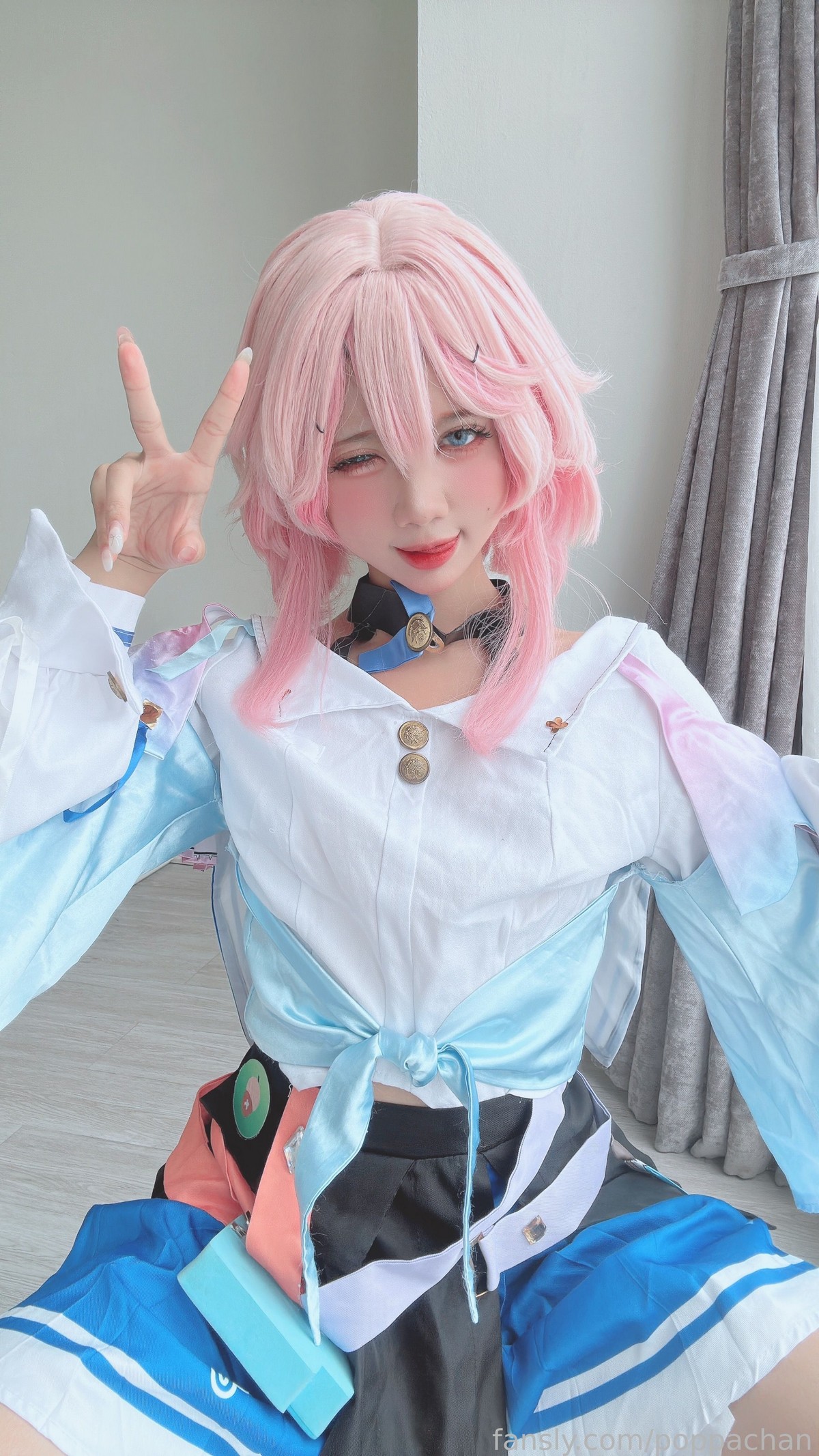 PoppaChan March 7th Cosplay (Honkai Star Rail) – 27 Photos 29MB插图4