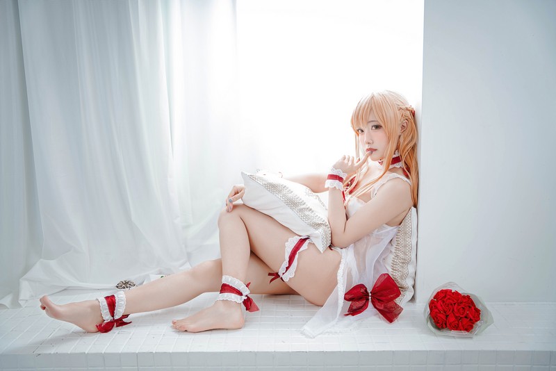 切切Celia 亚丝娜内衣 Asuna Cosplay 写真图集 93P插图