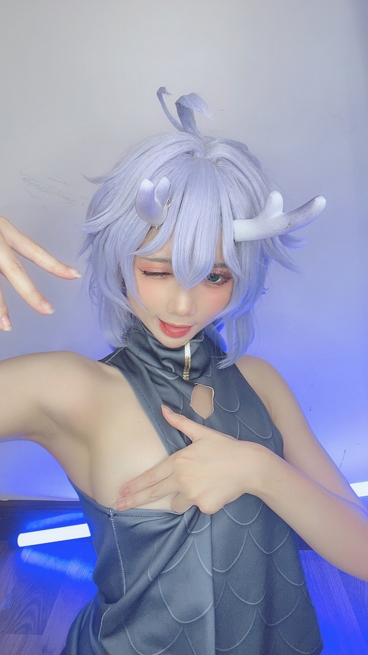 PoppaChan Bailu Cosplay Pack (Honkai Star Rail) – 155 Photos 12 Videos 457MB插图7