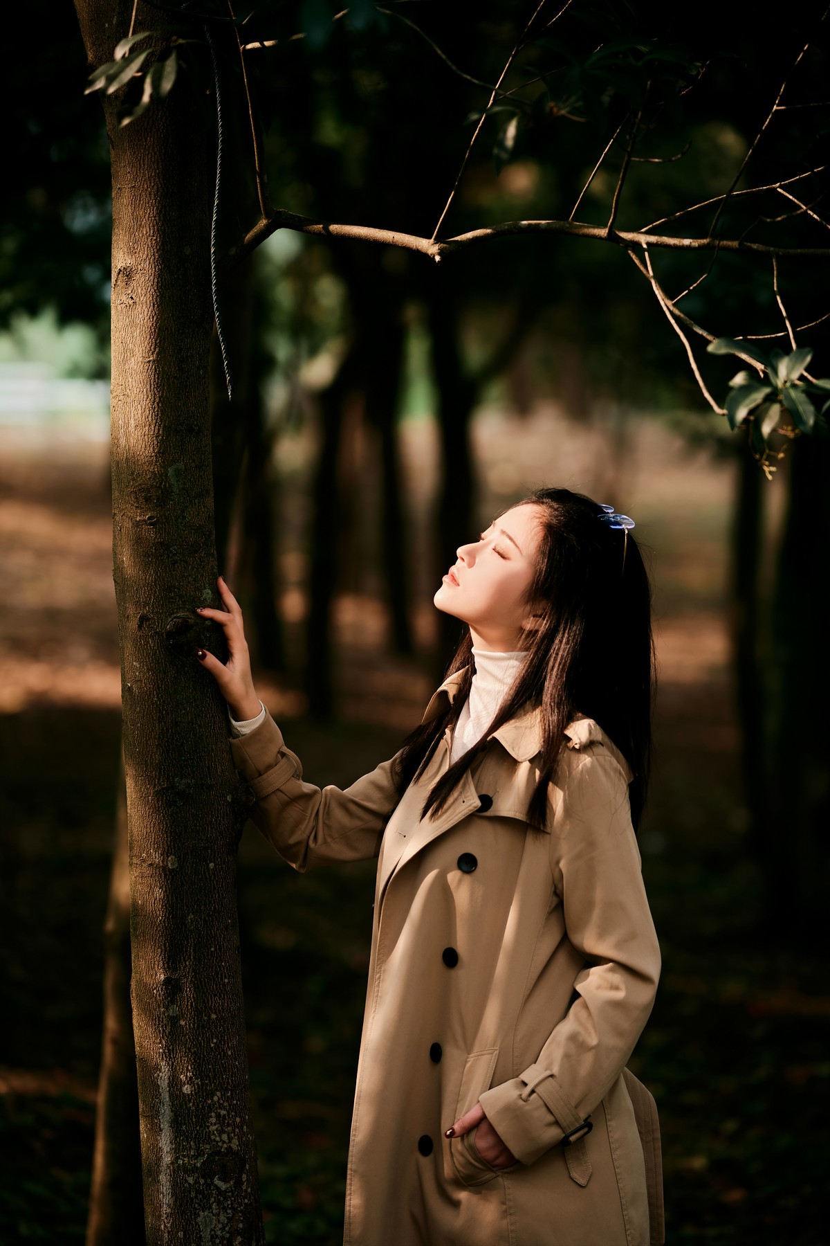 年年nnian 枫叶秋日主题写真 氛围感高清图集插图6