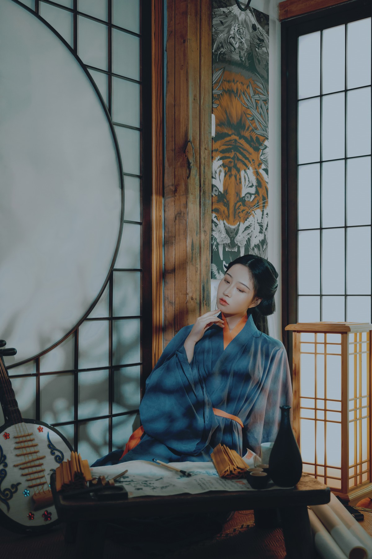 年年nnian 汉宫春月古风写真 宫廷风唯美图集插图3